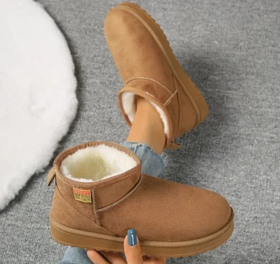 Suede Flats Boots