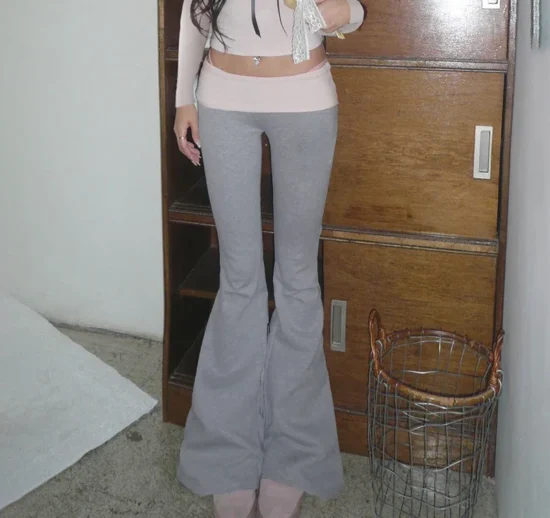 FOLDOVER Flared Leggings
