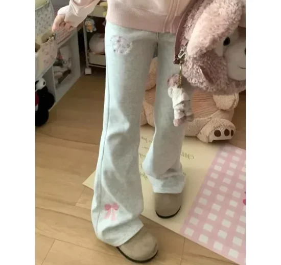 Casual Y2k Straight Leg Pants