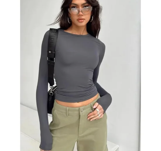 Slim Fit Pullovers Tees
