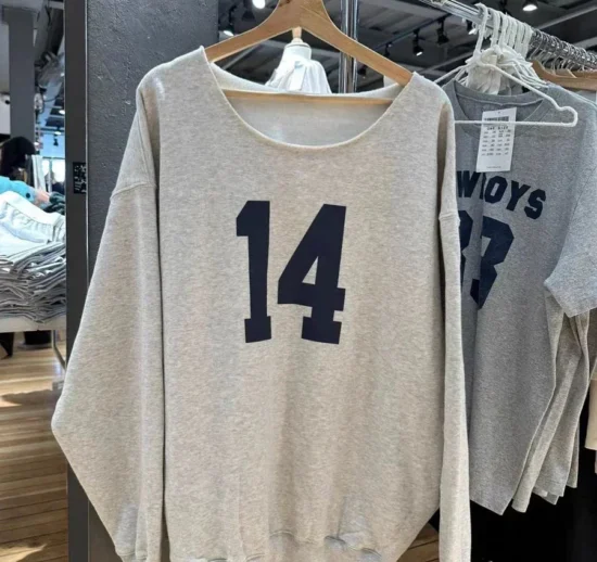 Off-Shoulder Sweatshirt