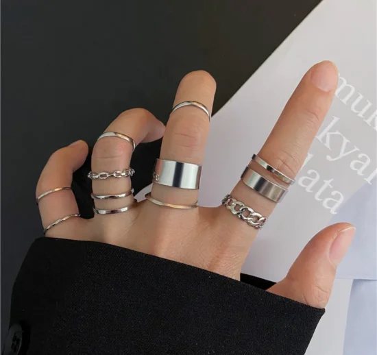 10 Pcs Bohemian Ring Sets