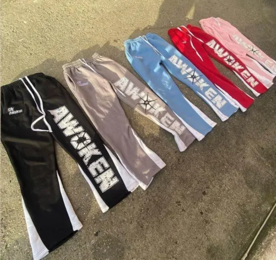 Wide Leg Y2K Casual Sweatpants